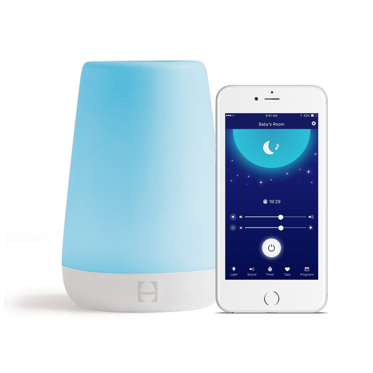 Hatch Baby Sound Machine & Night Light Routine Builder (Putty)
