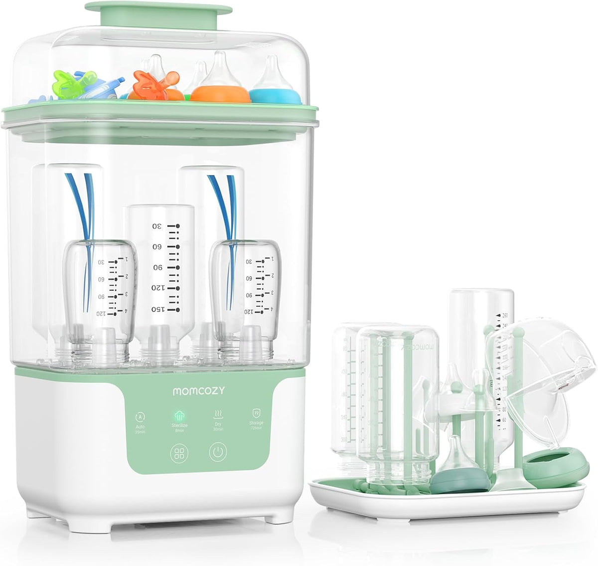 Momcozy New Modular Nesting 4 in 1 Compact Bottle Sterilizer and Dryer
