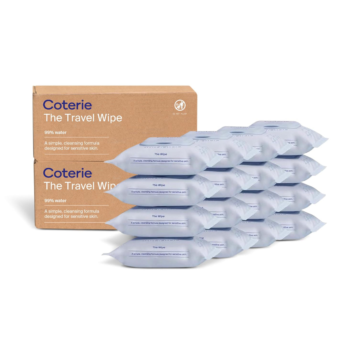 Coterie Baby Wipes for Sensitive Skin, 8-Pack (448 Count)