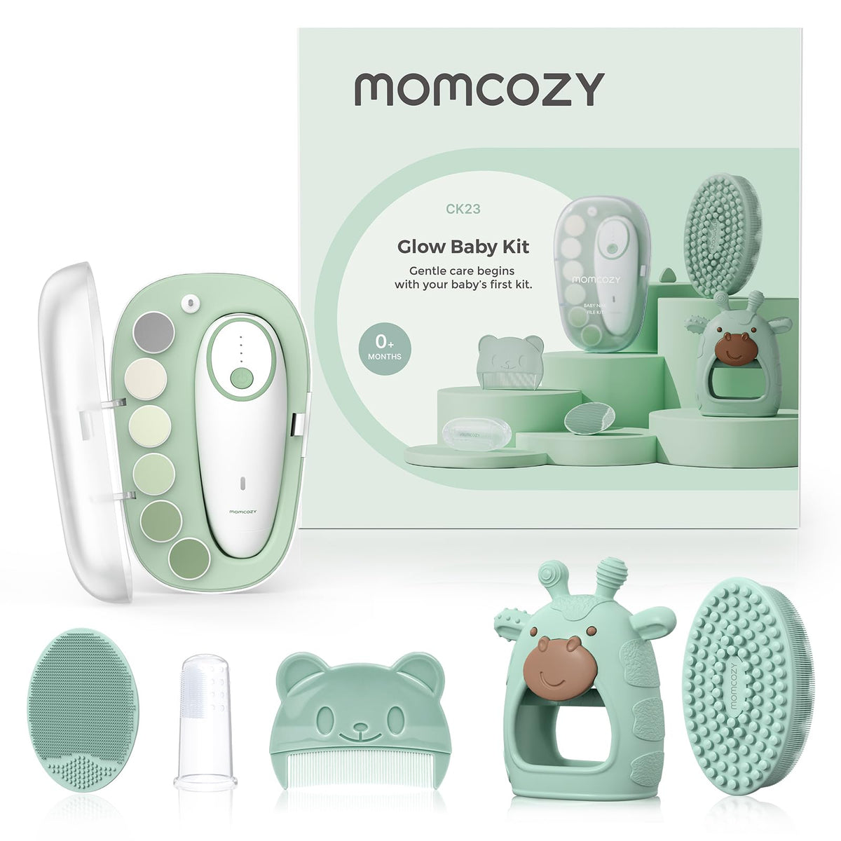 Momcozy Elite Baby Essential Care Set, Newborn Registry Must-Have Collection - 1 Pack