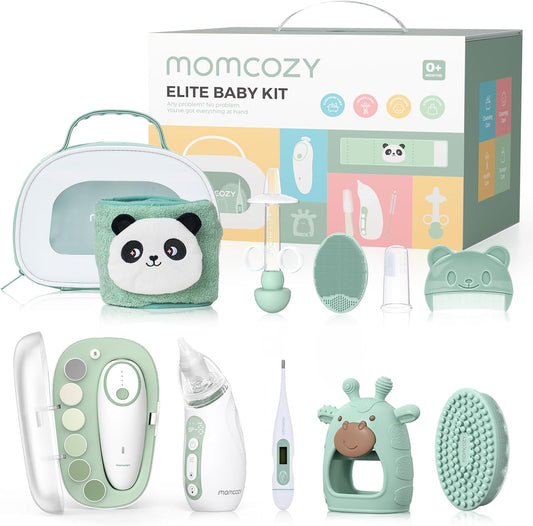Momcozy Elite Baby Essential Care Set, Newborn Registry Must-Have Collection - 1 Pack