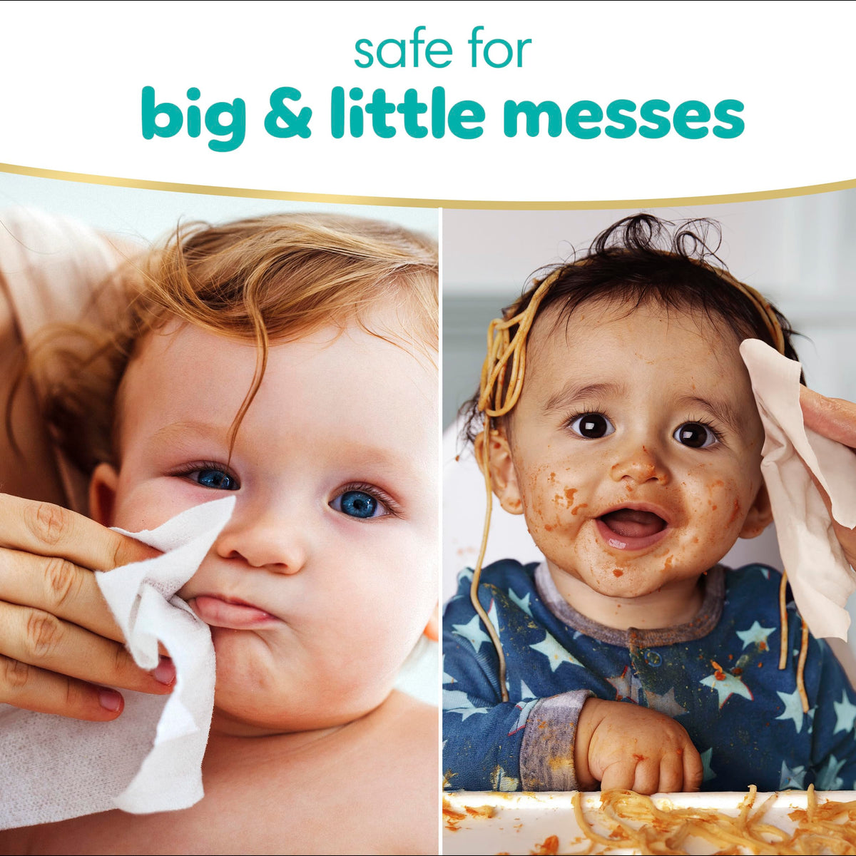 Pampers Sensitive Baby Wipes, Clinically Proven, Fragrance Free, Unscented, Water Based, Hypoallergenic, Multi-Use, 1344 Wipes Total (24X Flip-Top Packs) [Packaging May Vary]